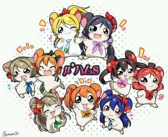 lovelive μ‘s 全员仓鼠