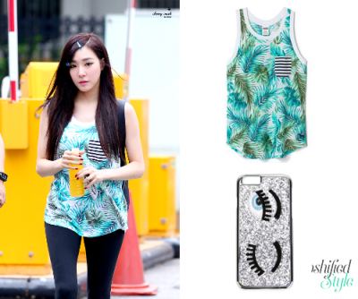 Pink by Victoria’s Secret: Ringer Tank Chiara Ferragni: “Flirting” iPhone 6 Cover @ farfetch.com €35