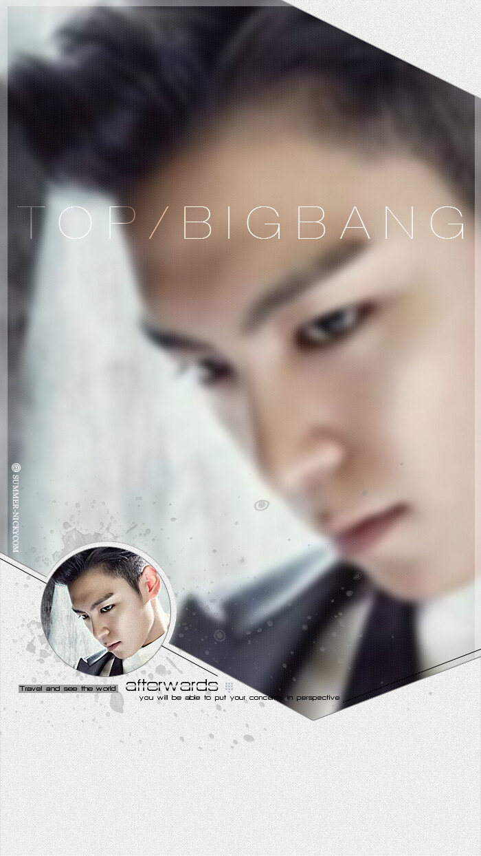 崔胜贤#bigbang#原创高清手机壁纸#微博:SUMMER_NICKYCOM原创#iPhone#安卓#锁屏#桌面#黑白壁纸