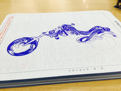 再也画不完的摩托车