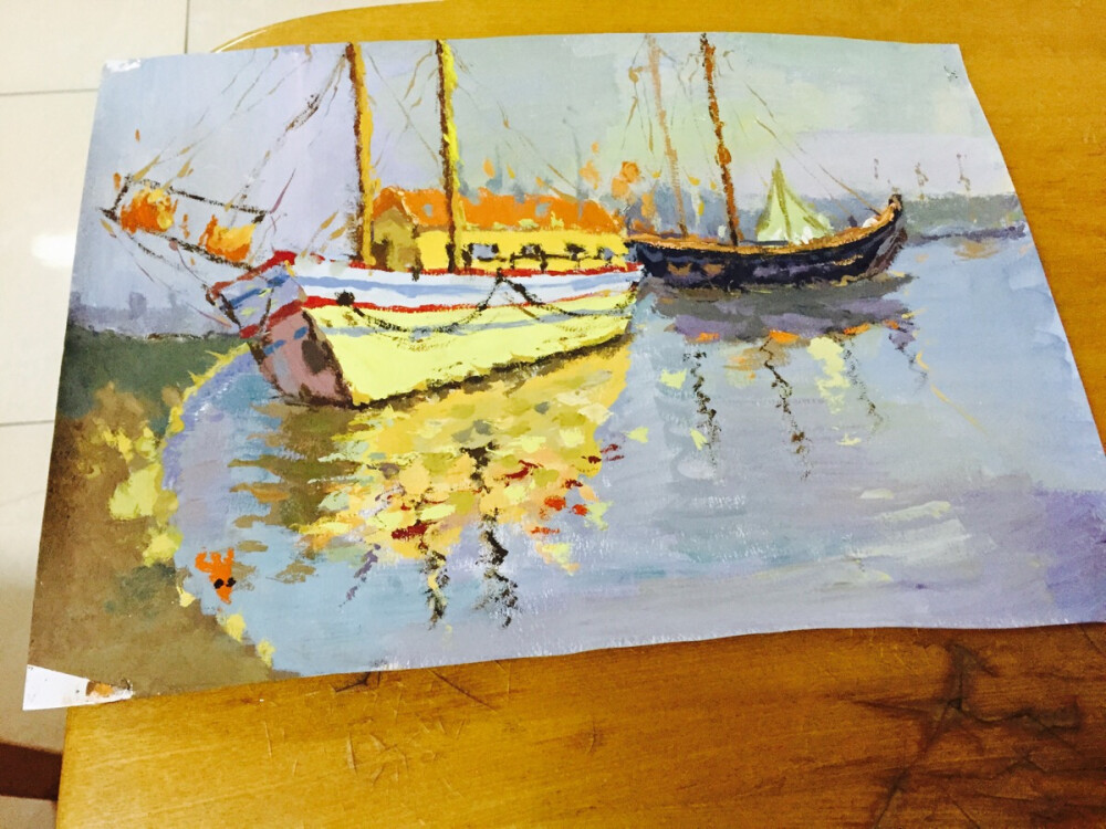 最满意的水粉 色彩靓丽