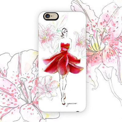 【设计】Grace Ciao's Flower Petal Designs 新加坡学生 Grace Ciao 让花瓣成为一件件美丽的时尚服装,集合时尚的人物插画,犹如为你呈现出一台巴黎时装秀。#时尚服装#