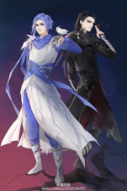 我是一只雁，你是南方云烟。但愿山河宽，相隔只一瞬间。#秦时明月.白凤墨鸦#