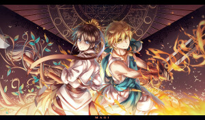 【魔笛magi】练白龙&amp;amp;阿里巴巴