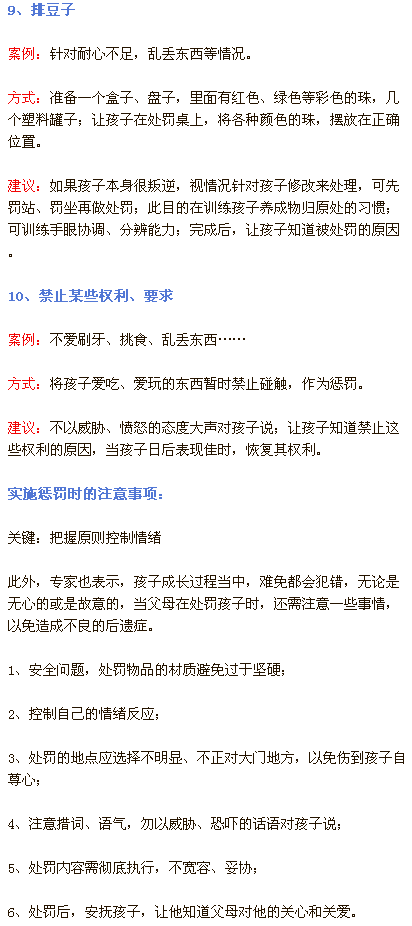 【惩罚宝宝的科学方法】年轻的父母们要看看