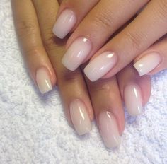 Dope nails of the day ;) Clean &amp;amp; classy. Idk y I love nails like this I guess it's because they look so natural :)