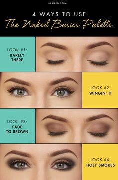 The Naked Basics palette holds the most versatile eyeshadow shades. Here are our four favorite ways for how to use this makeup product to make our eyes stand out!