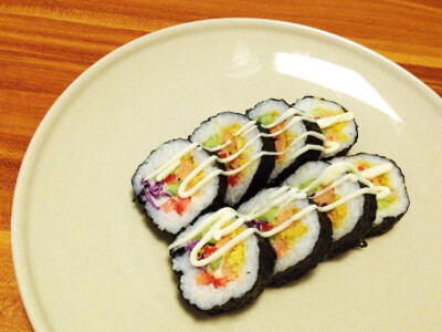 aimee homemade sushi