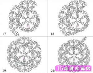 钩帽帽的真的很好看 花样也很特别 钩针花样真的可以很多变