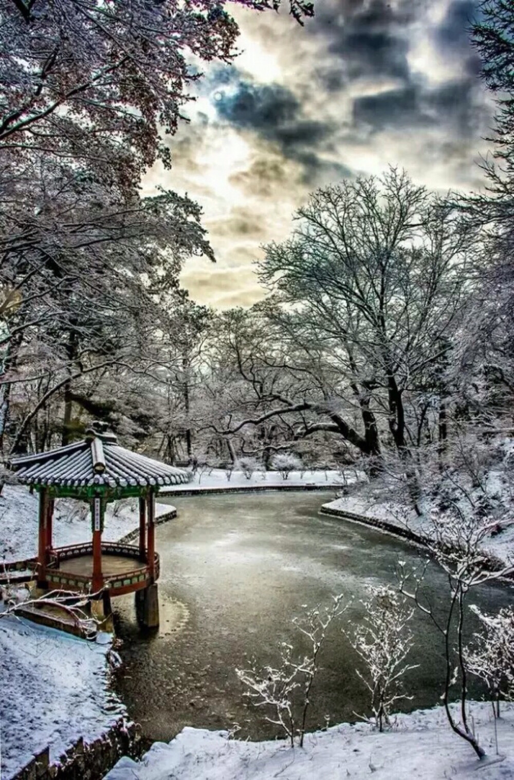 城市风景 雪景 摄影 意境 自然风景 壁纸