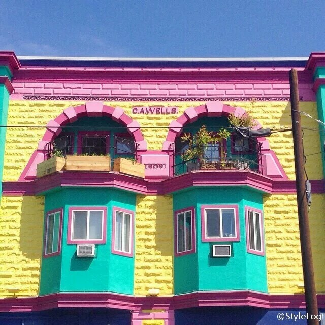 想住在这样的彩色房子里 