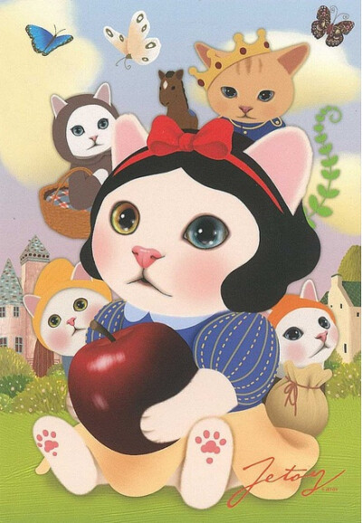 jetoy~白雪公主与四只小矮猫