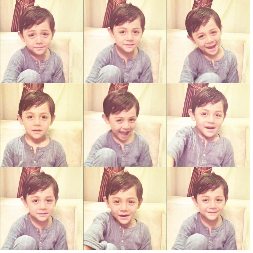 #爸爸去哪三# 刘诺一，中法混血，贴心小暖男