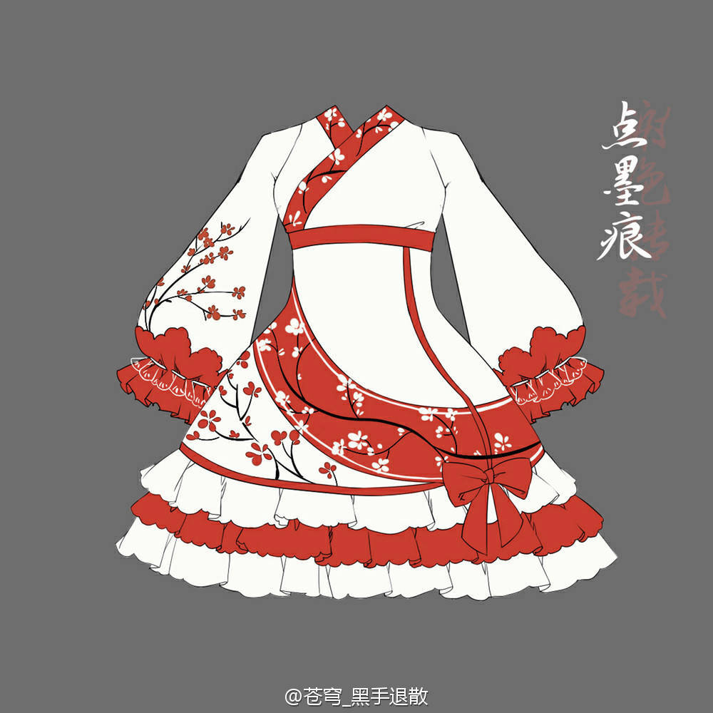 绘画 中国风 古风 服饰 设计 唯美