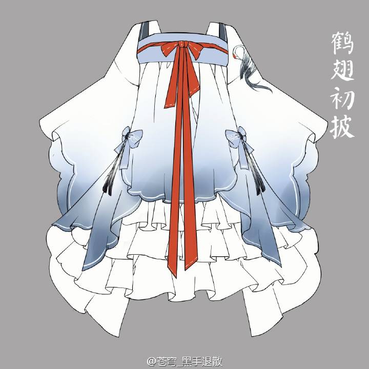 绘画 中国风 古风 服饰 设计 唯美