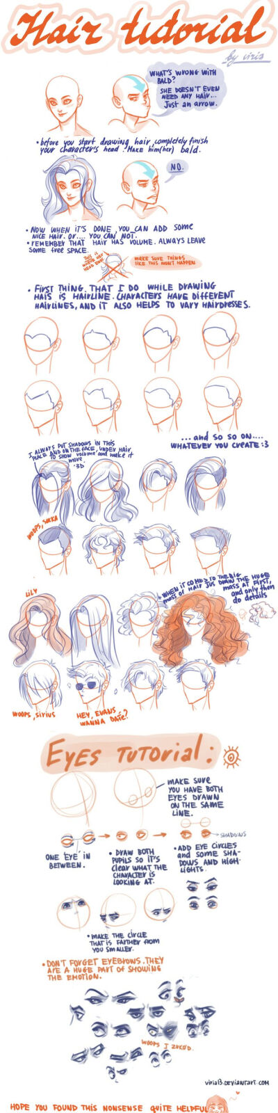 hair-eyes tutorial by *viria13 on deviantART