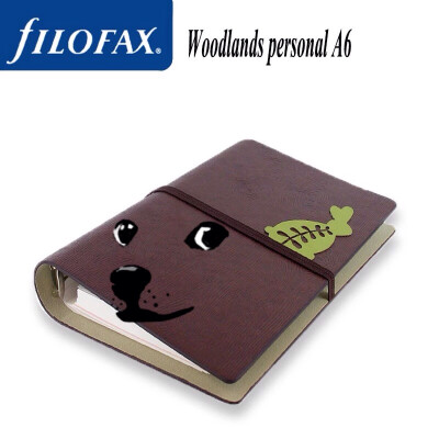 英国 filoFax woodlands personal A6活页笔记本 记事本文具本子