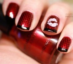 Lovely Valentine’s Day Nail Art Ideas #naildesigns #valentinesday #valentinesdaynails