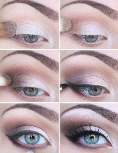 Use eyeshadow and an angled brush for a softer look. | 15 Easy Hacks For Perfect Eyeliner