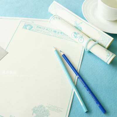 Tiffany蓝信纸～看到这个颜色心都化了～【我想要的文具清单】