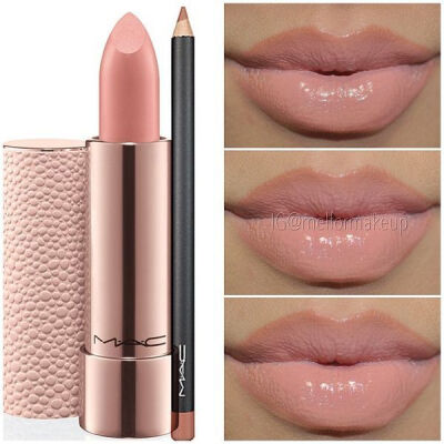 Perfect nude lips. MAC lipstick - Peachstone. Um where has this been all my life?