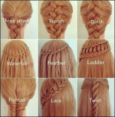 Braided Hairstyles ! OMG - Inspiring Ideas | Hairstyles |Hair Ideas |Updos I really like the ladder and twist