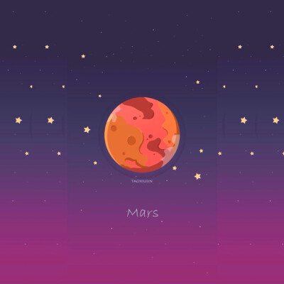 一组可爱星球壁纸 MARS