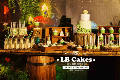 森系甜品台 郑州 网址www.lbcakes.net 电话：15038231791