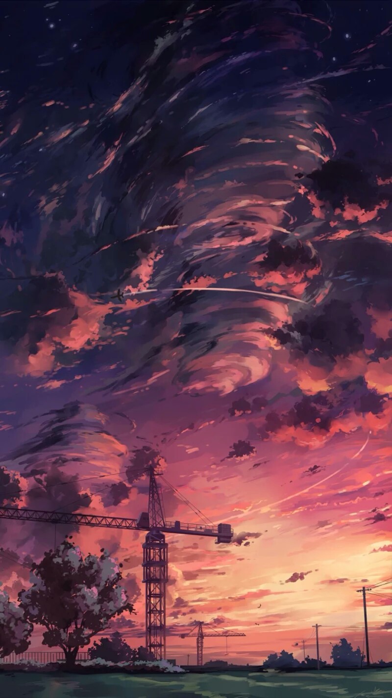 二次元景夕阳