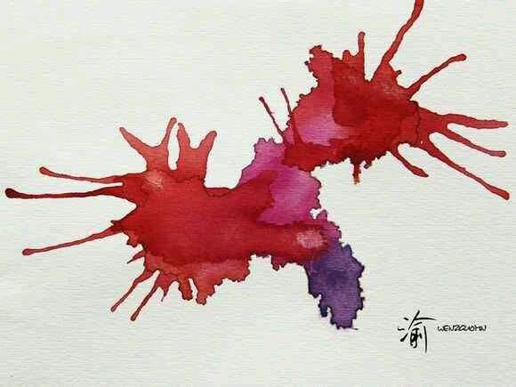 泼墨的中国各省之重庆