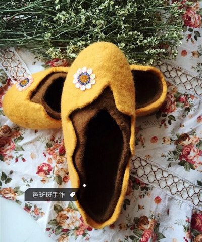 好看的毛毡鞋