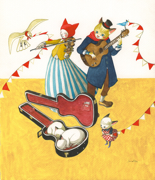 日本插画师junaida中文名字太和麦田