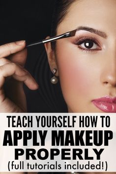 From foundation and contour, to blush and eyebrows, to eyeshadow and eyeliner, this collection of makeup tutorials is just what you need to teach yourself not only how to apply makeup, but how to appl…