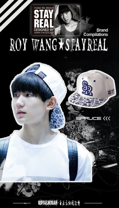 #TFBOYS# #王源# 王源同款帽子 STAYREAL 北京太古里店庆一周年限定帽子