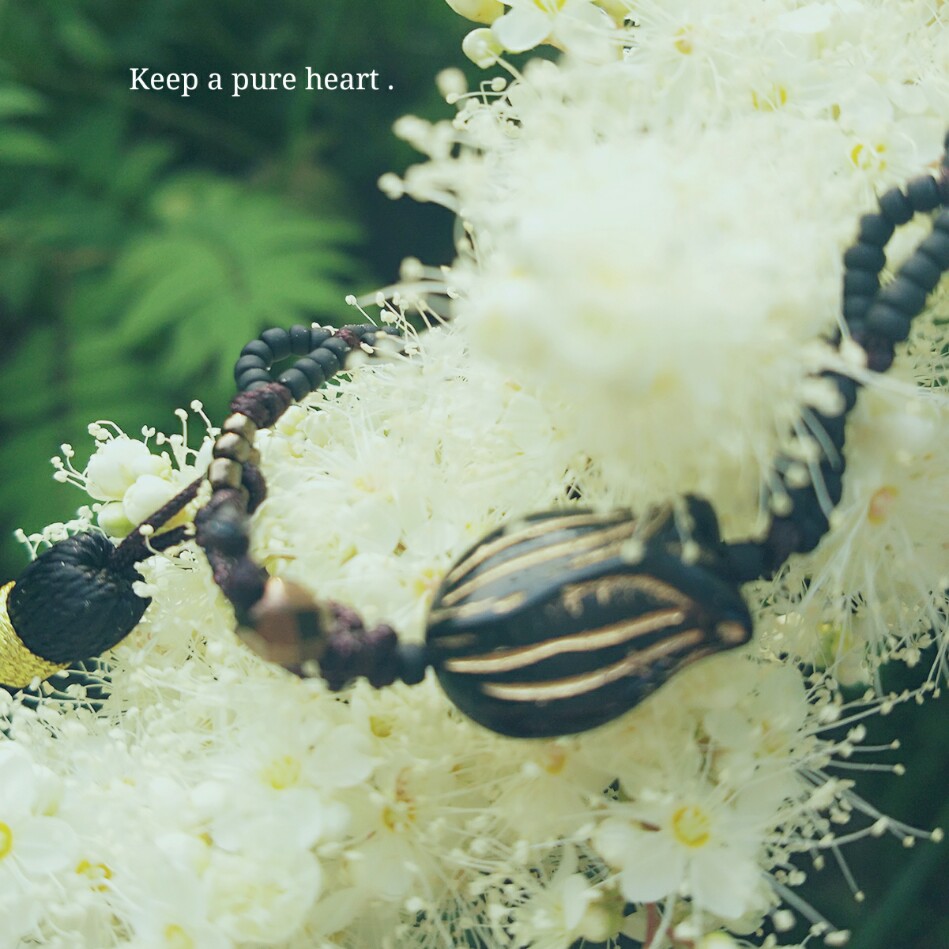 原创手工饰品Keep a pure heart