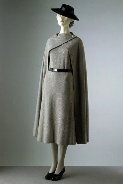 Day dress and cape Place of origin: Paris, France (made) Date:1933 (designed)