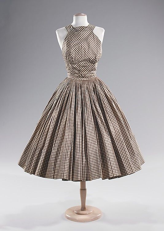 1951 Trina Norell Silk Cocktail Dress