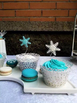 我的新款冰雪奇缘杯子蛋糕