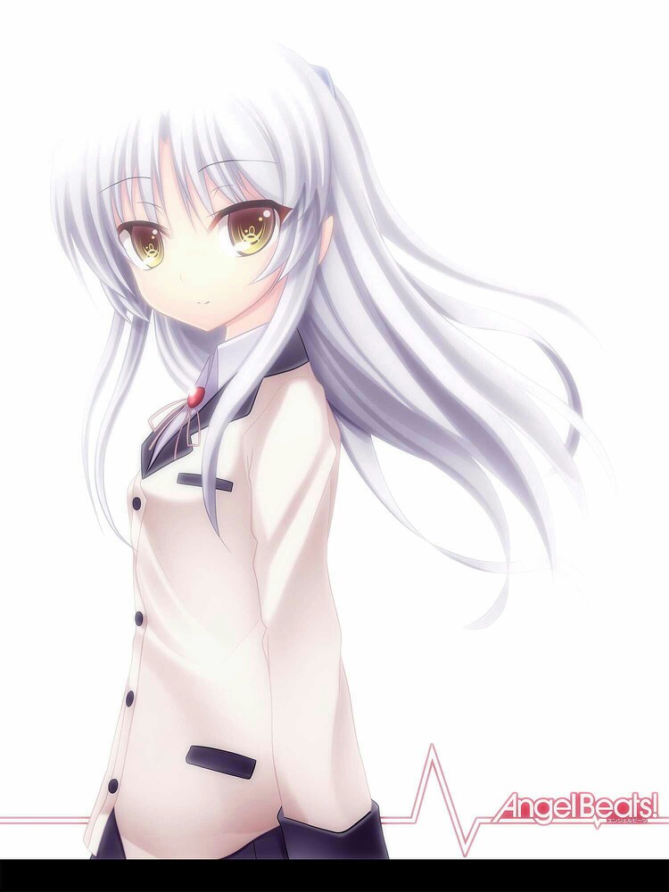 Angel beats!·天使的心跳·立华奏·银发の天使·校服·高清壁纸