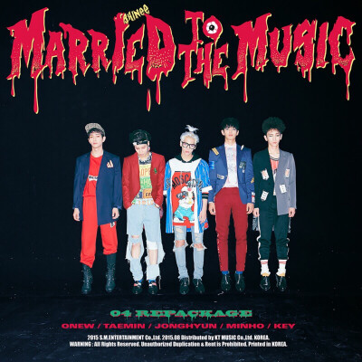 SHINee改版专辑《#Married To The Music#》官网更新