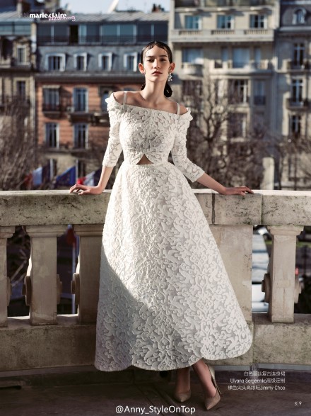 Mona Matsuoka for Marie Claire China June 2015 Wedding &amp;quot;love in Paris&amp;quot; | 日美混血模特松冈莫娜为中国版《嘉人》6月新娘特刊拍摄大片“爱在巴黎”，片中演绎的都是高级定制系列。 摄影：杨毅 化妆：张小岛 监制、造型：张恒溪