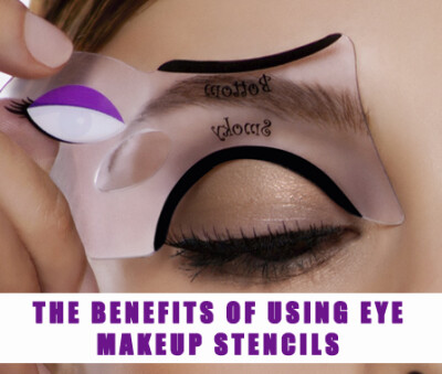 The benefits of using eye makeup stencils for creating gorgeous eyes. A lot! #eyeliner