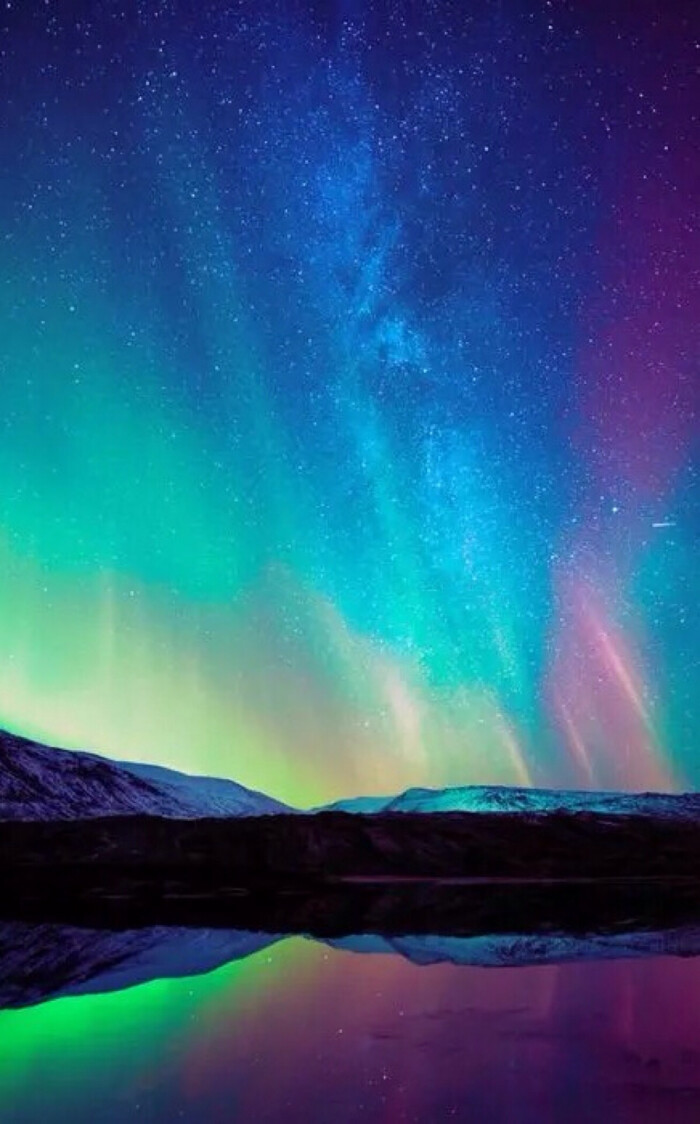唯美星空夜景夜空星光极光自然风景iphone手机壁纸唯美壁纸锁屏 堆糖 美图壁纸兴趣社区