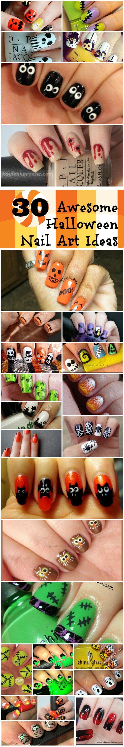 30 Awesome Halloween Nail Art Ideas - Totally The Bomb.com