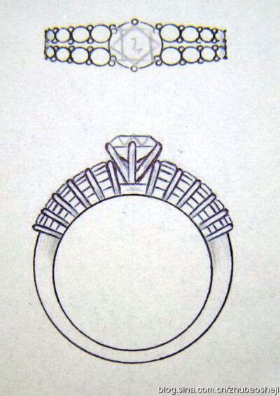 珠宝 首饰设计 这款钻戒十分夸张 独特的构思让钻戒也有了春天～