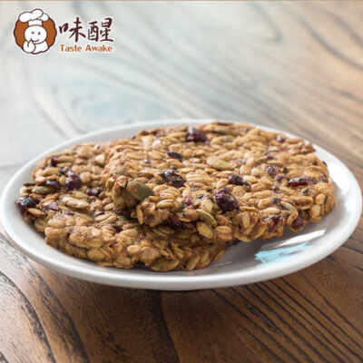 味醒燕麦果仁杂粮饼100g/份无蔗糖低热量高膳食纤维饱腹充饥代餐