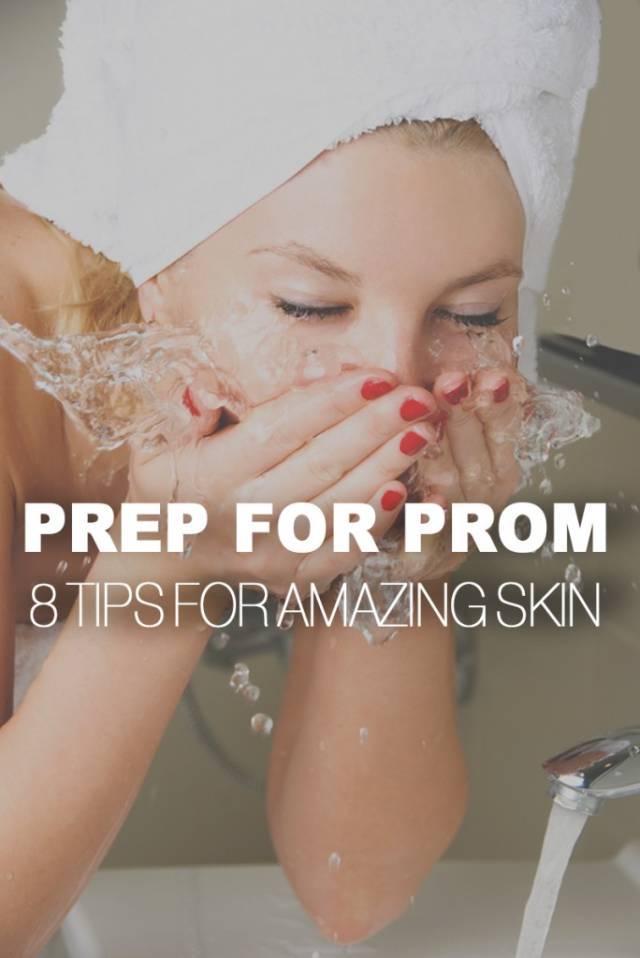 Start this pre-prom plan a few weeks ahead of time to get glowing skin by the big night.