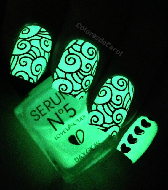 glow in the dark polish w/stamping desig… - 堆糖,美图壁纸兴趣社