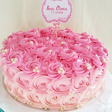 （玫瑰蛋糕，被美到了）...