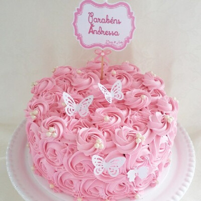 （玫瑰蛋糕，被美到了）...